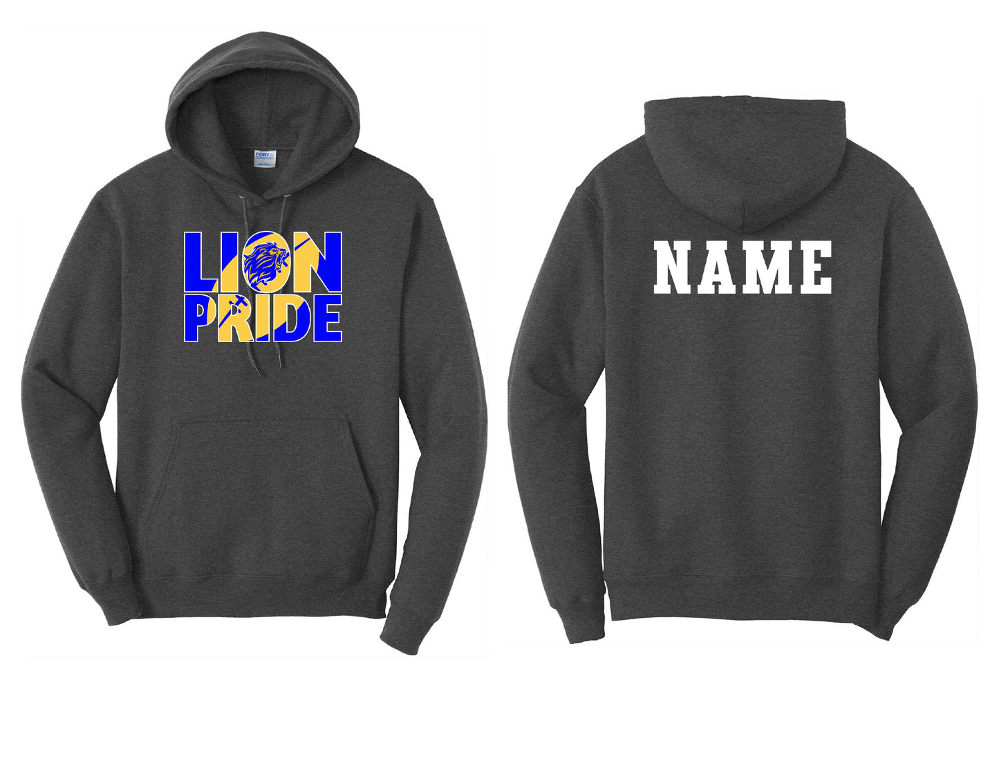 Lions Pride Football Hoodie PERSONALIZED