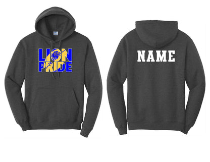 Lions Pride Football Hoodie PERSONALIZED