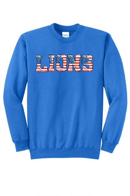 Lions American Crewneck