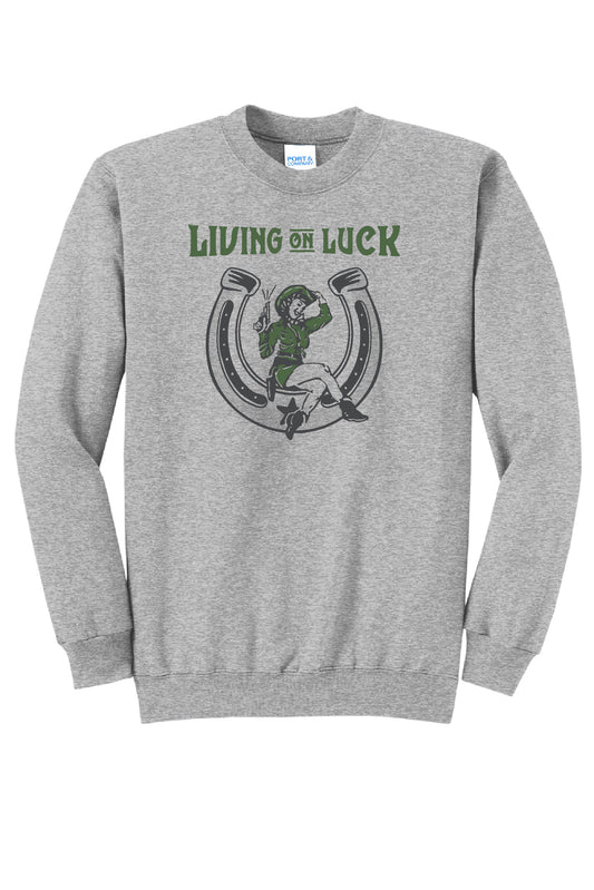 Living on Luck Crewneck