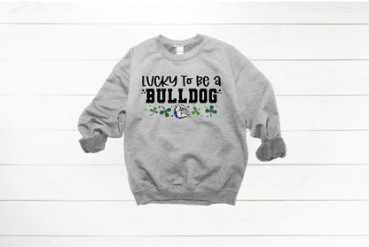 Lucky to be a Bulldog Crewneck