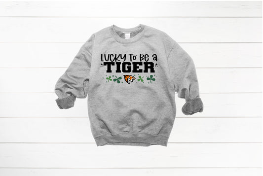Lucky to be a Tiger Crewneck