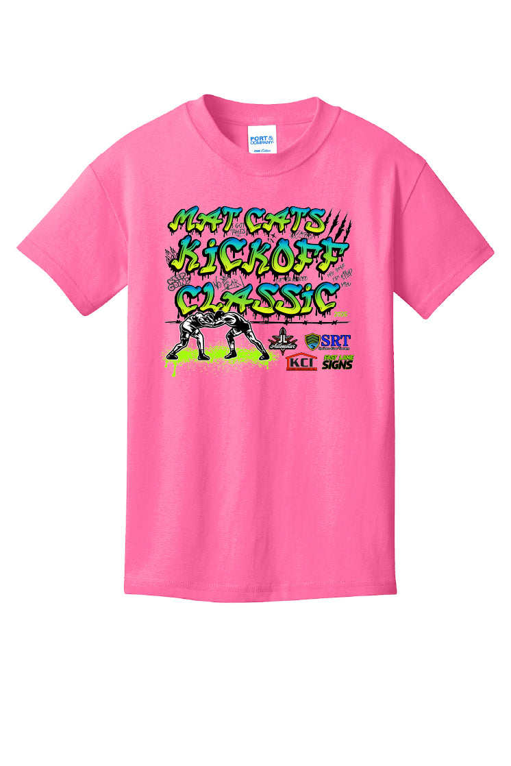 Mat Cats Kickoff Classic Youth or Adult T-Shirt