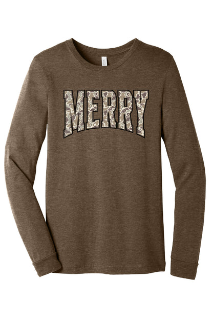Merry Camo Long Sleeve