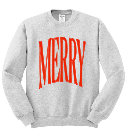VERY MERRY Crewneck