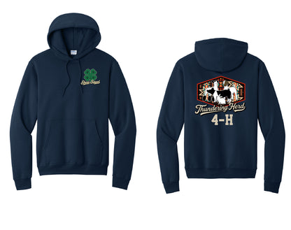 Thundering Herd Youth or Adult Navy Hoodie