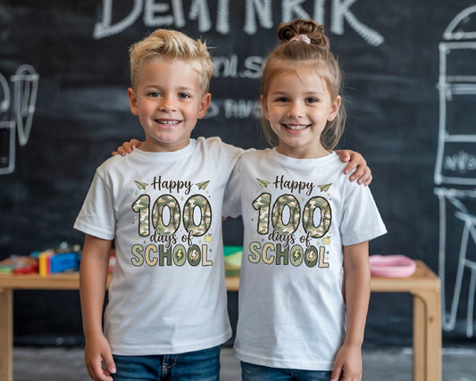 100 Days Camo T-shirt