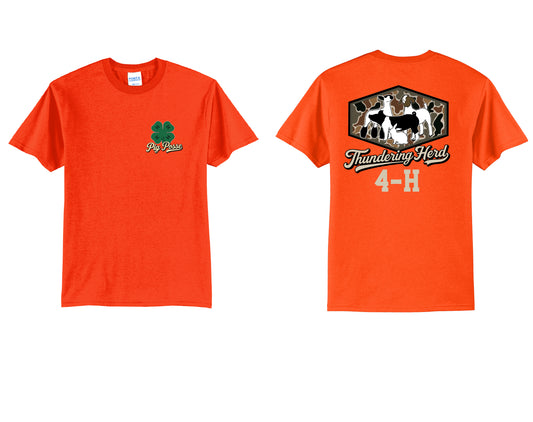 Thundering Herd Youth or Adult Orange T-shirt