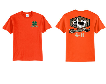 Thundering Herd Youth or Adult Orange T-shirt