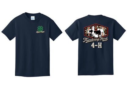 Thundering Herd Youth or Adult Navy T-shirt