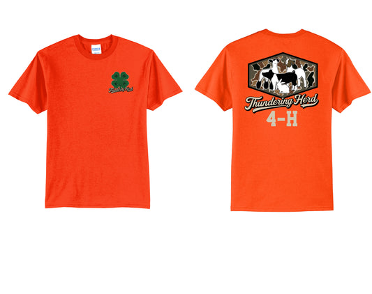 Thundering Herd Youth or Adult Orange T-shirt