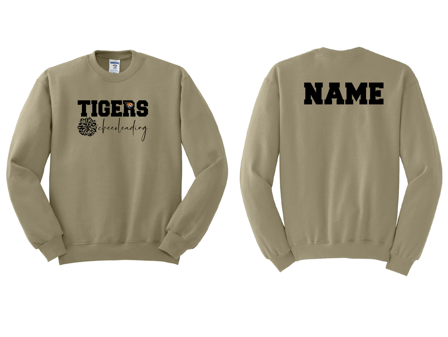 Tigers Cheerleading Crewneck PERSONALIZED