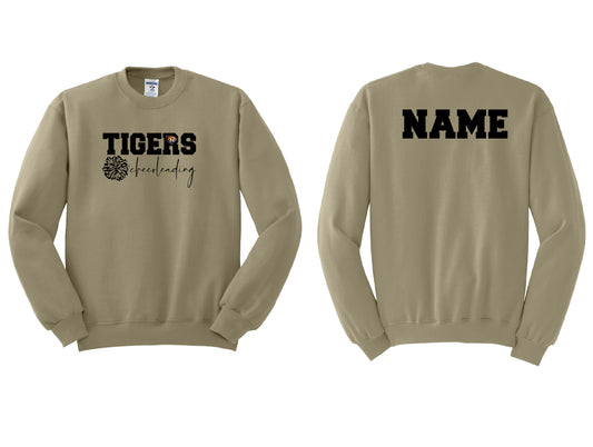 Tigers Cheerleading Crewneck PERSONALIZED