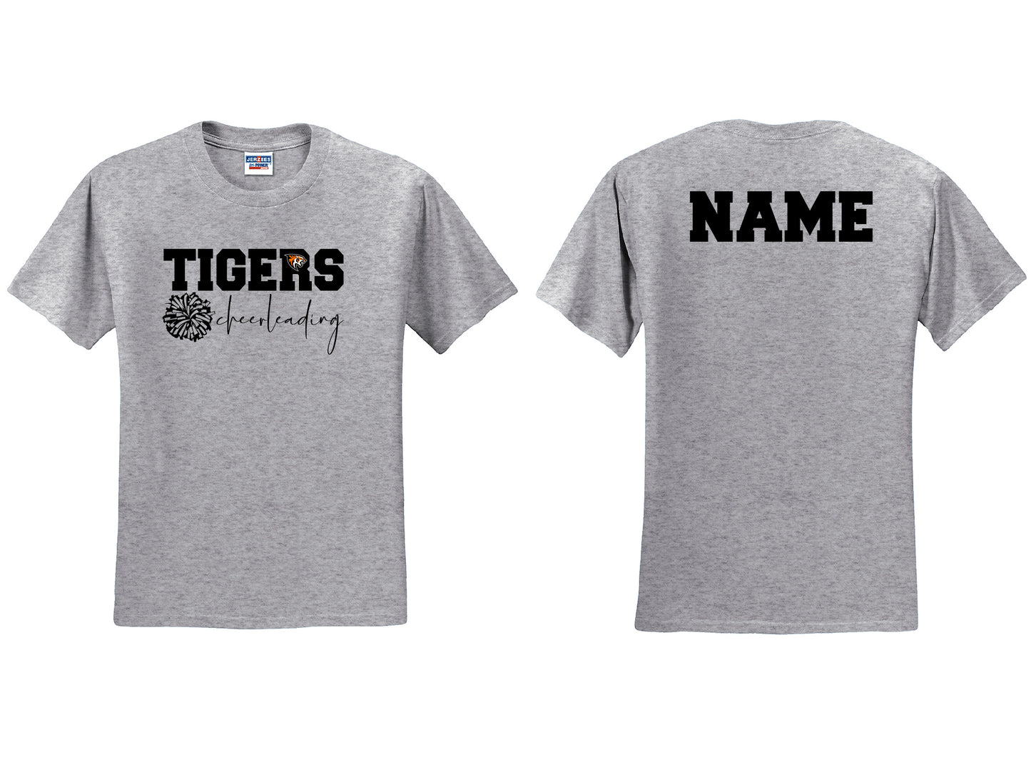 Tigers Cheerleading T-Shirt PERSONALIZED