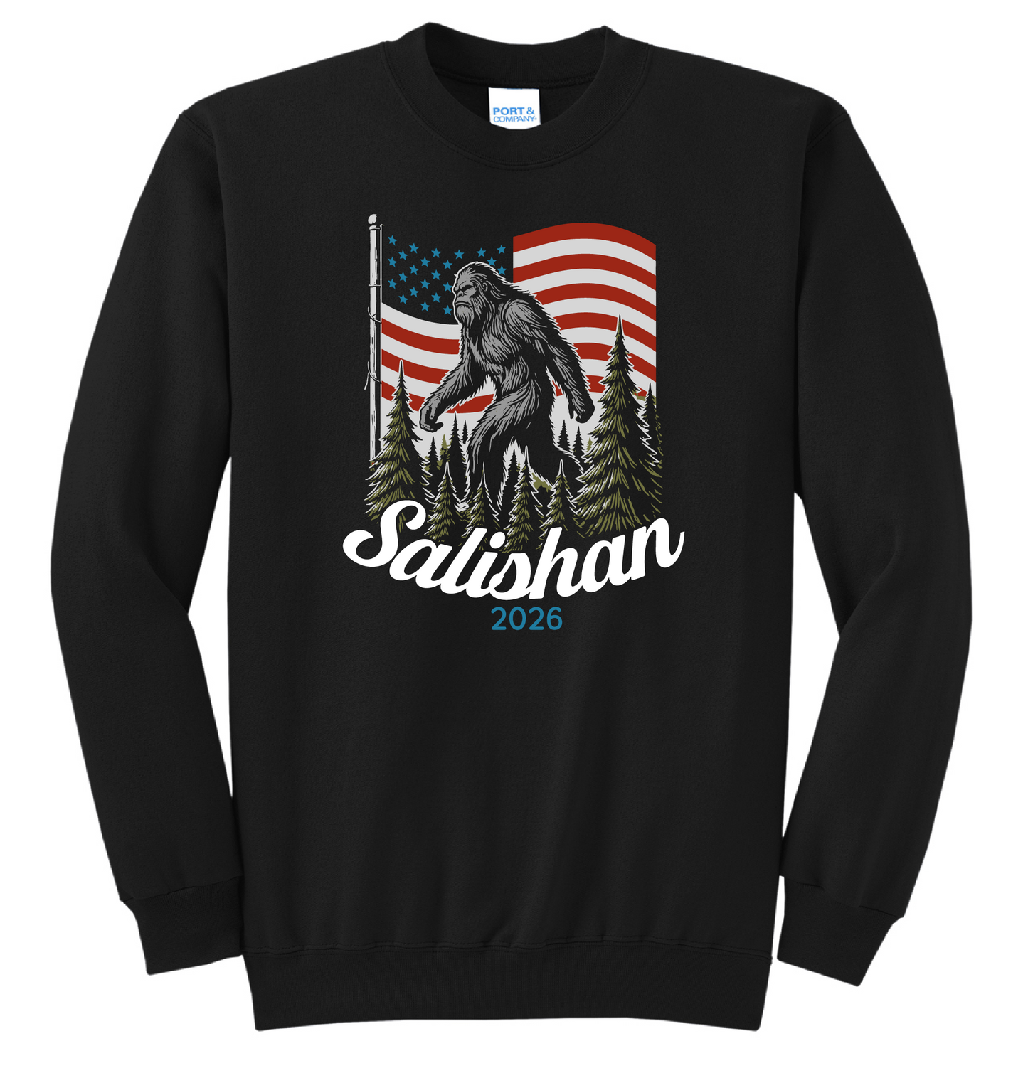 Salishan Bigfoot Youth or Adult Crewneck