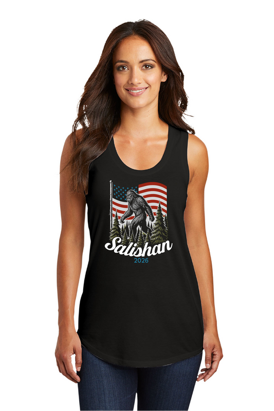 Salishan Bigfoot Womens Tank Top