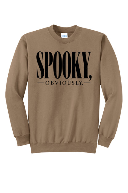 Spooky Obviously Crewneck