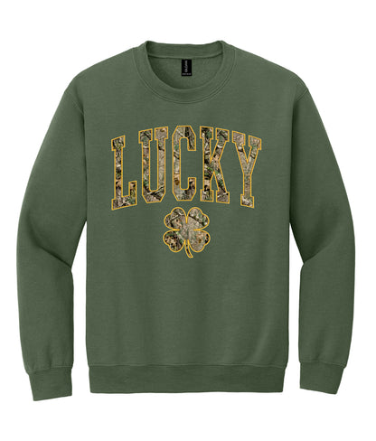 Lucky Camo Crewneck