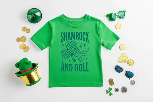 Shamrock and Roll Youth T Shirt