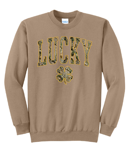 Lucky Camo Crewneck