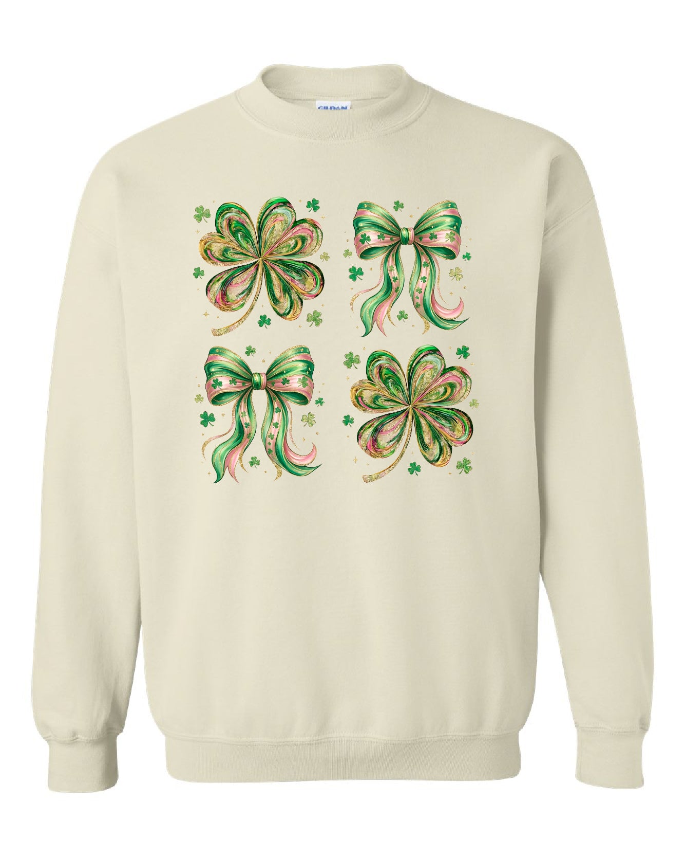 Shamrock Bows Crewneck