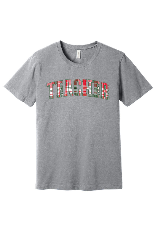 Teacher Plaid T-Shirt