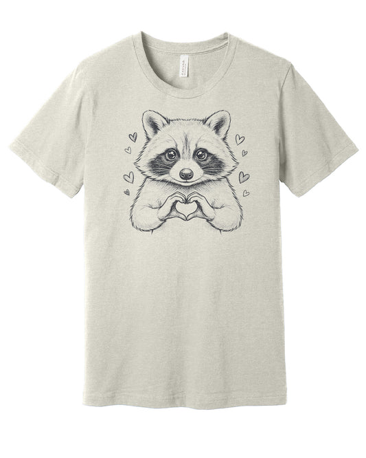 Valentine Raccoon T-Shirt