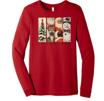 VIntage Christmas Long Sleeve