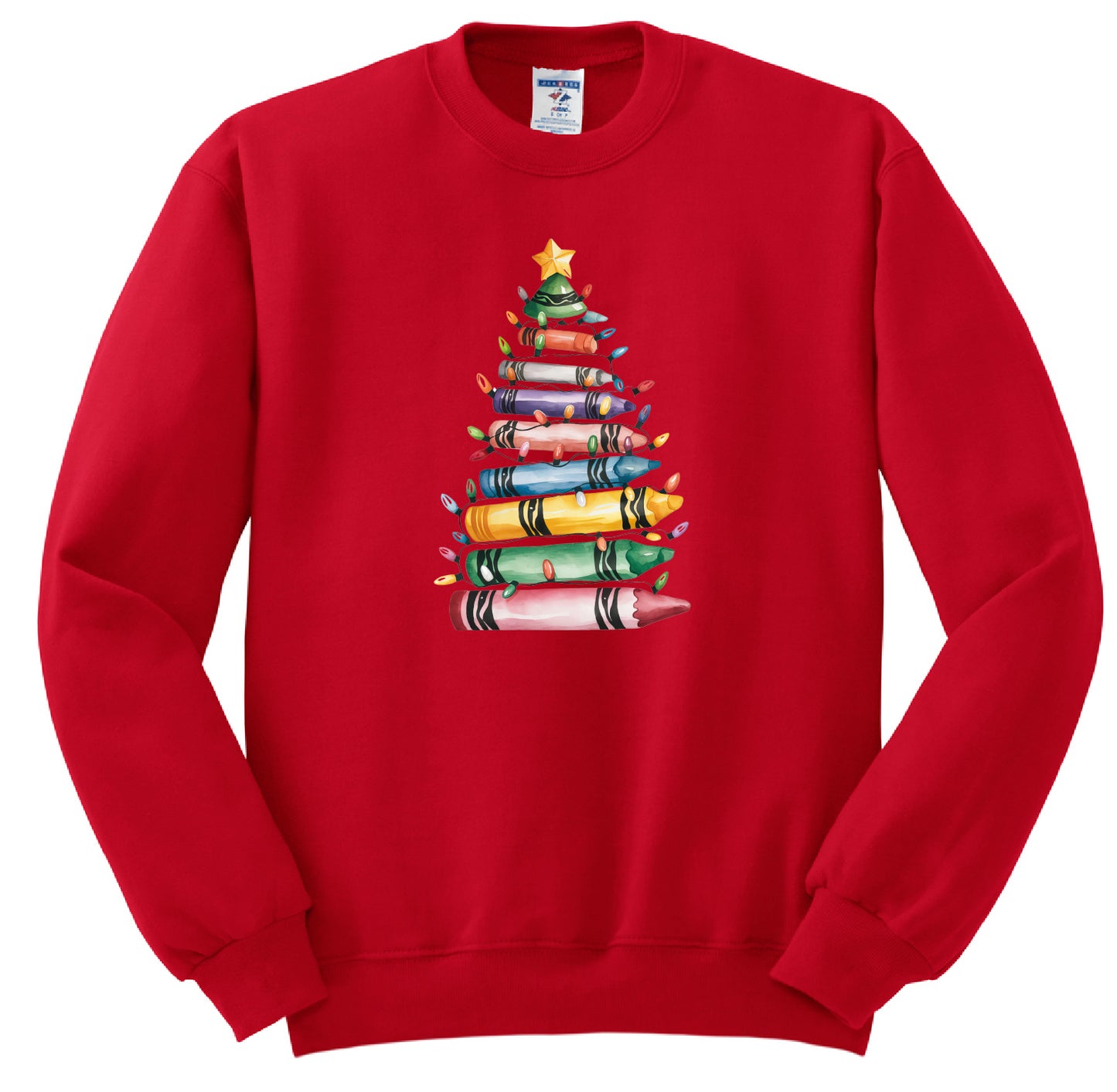 Watercolor Crayons Crewneck