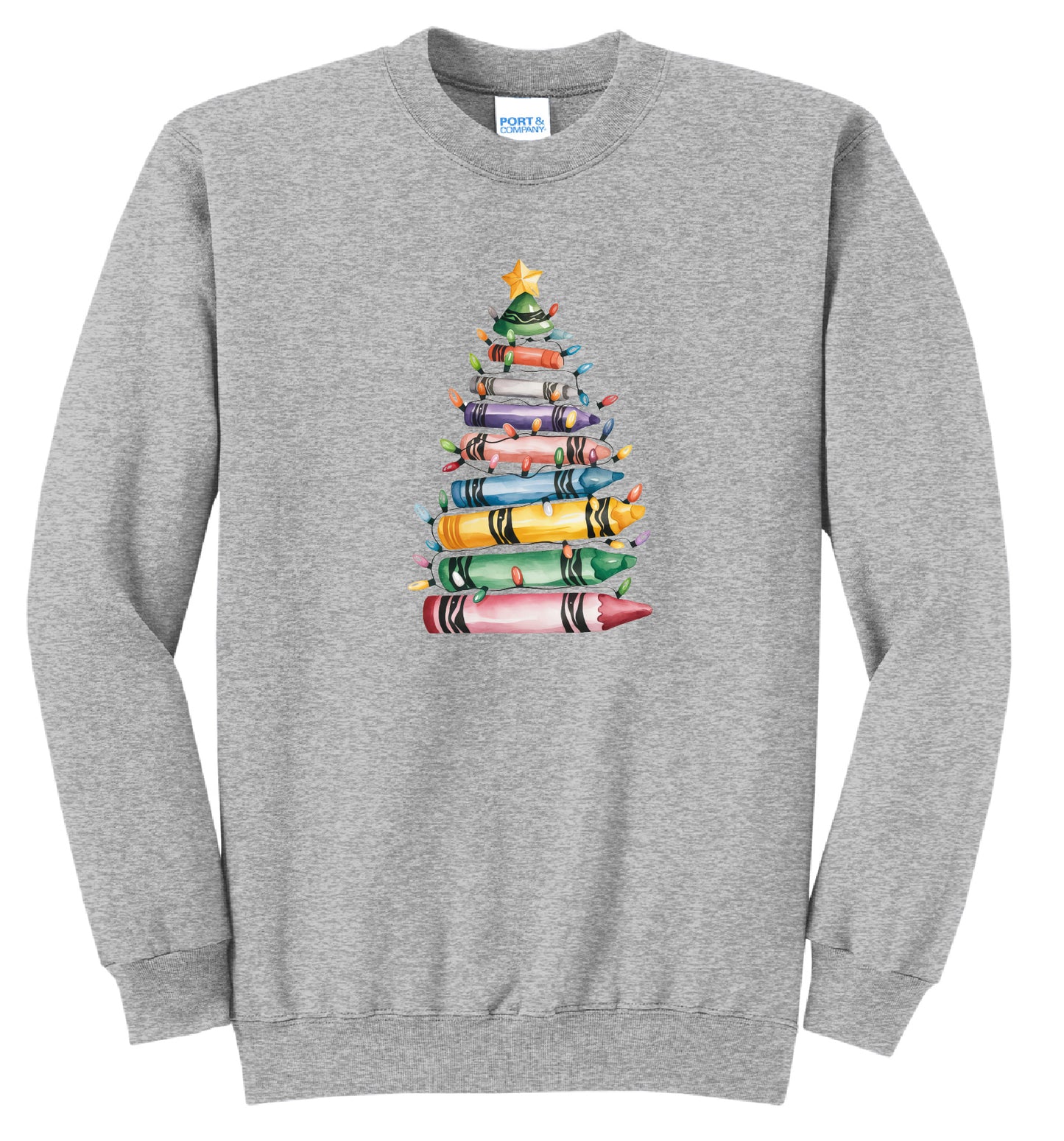 Watercolor Crayons Crewneck