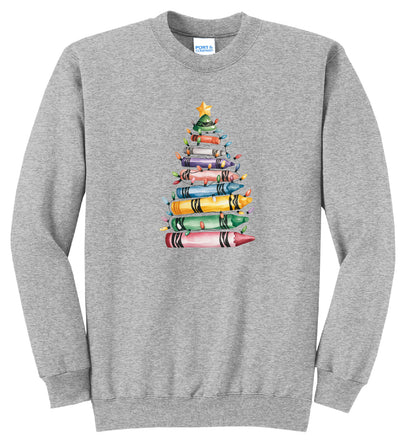 Watercolor Crayons Crewneck