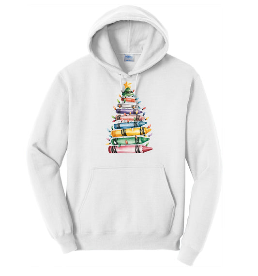 Watercolor Crayons Hoodie