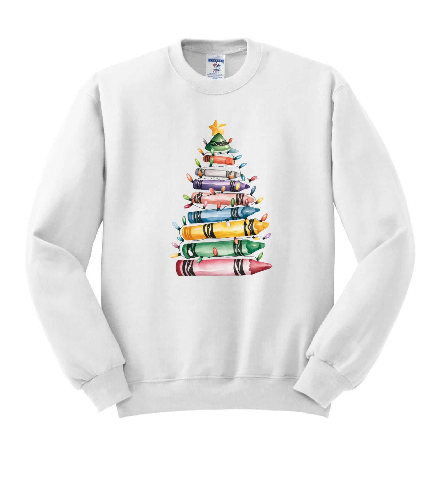 Watercolor Crayons Crewneck