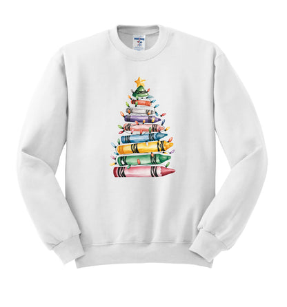 Watercolor Crayons Crewneck
