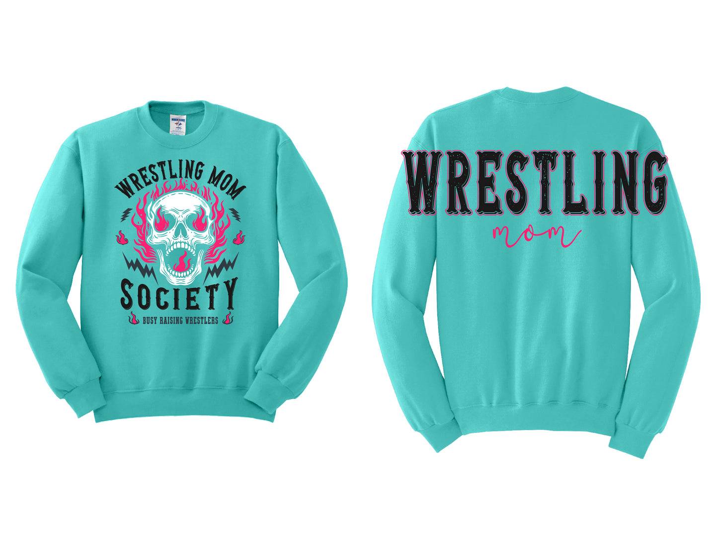 Wrestling Mom Society Crewneck
