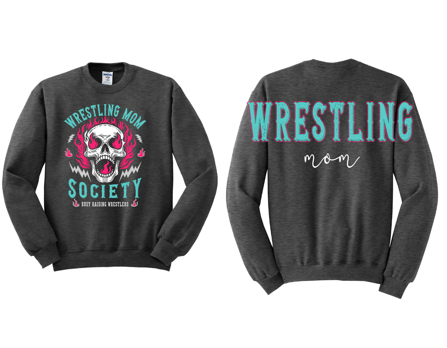 Wrestling Mom Society Crewneck
