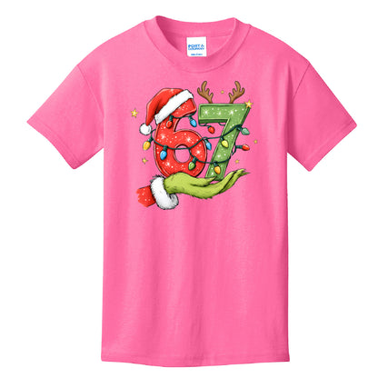 Christmas Six Seven Youth T Shirt