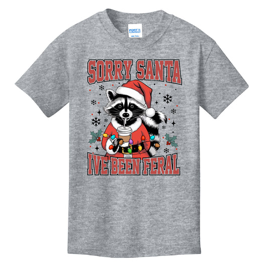 Feral Christmas Youth T Shirt