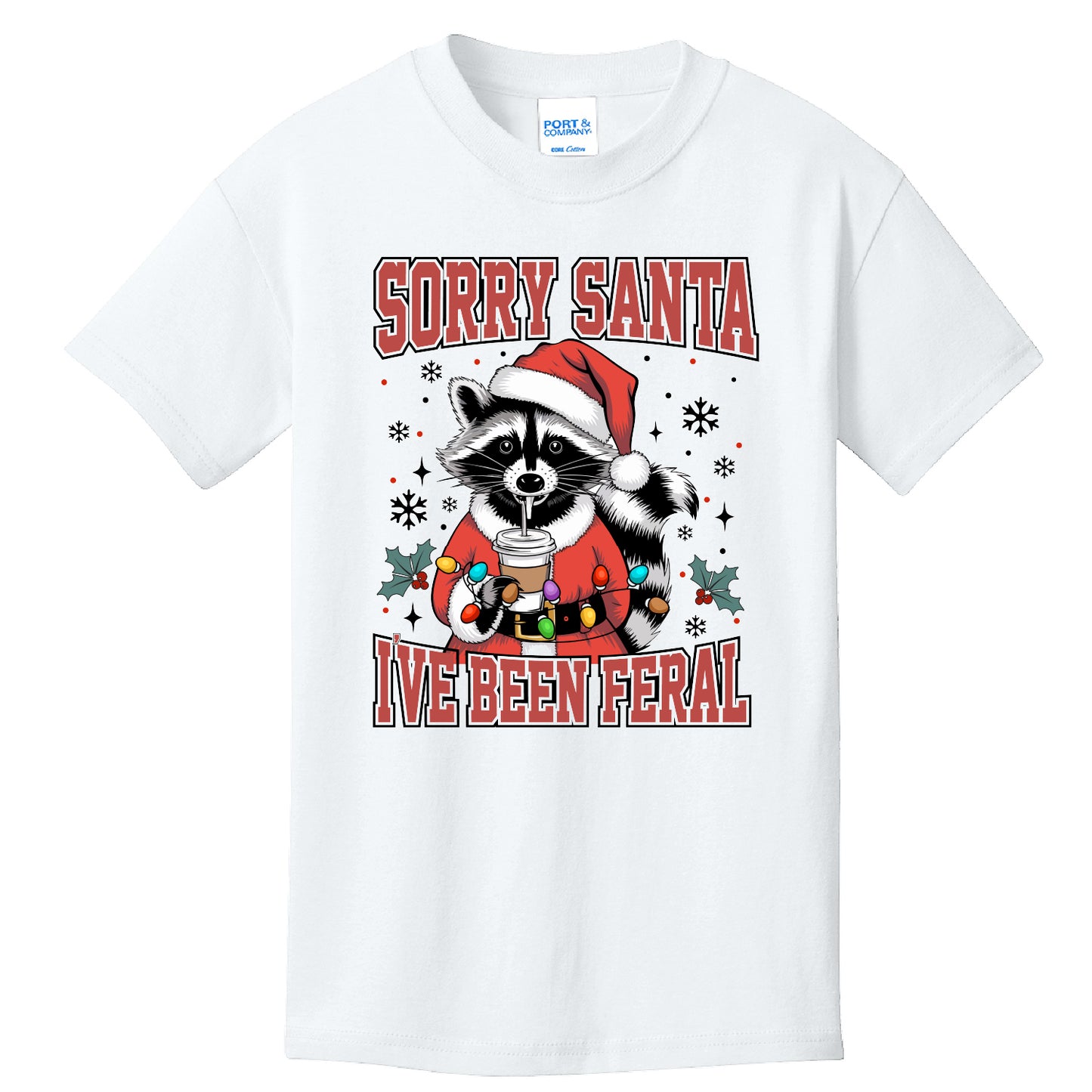 Feral Christmas Youth T Shirt