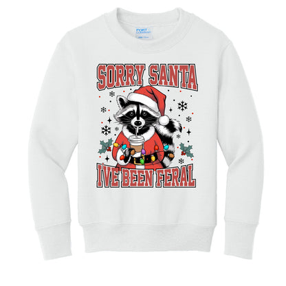 Feral Christmas Youth Crewneck