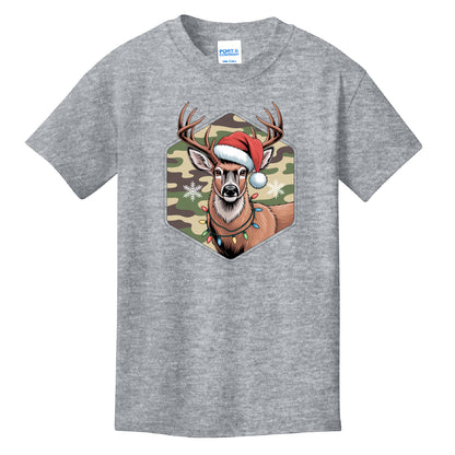Camo Buck Youth T Shirt