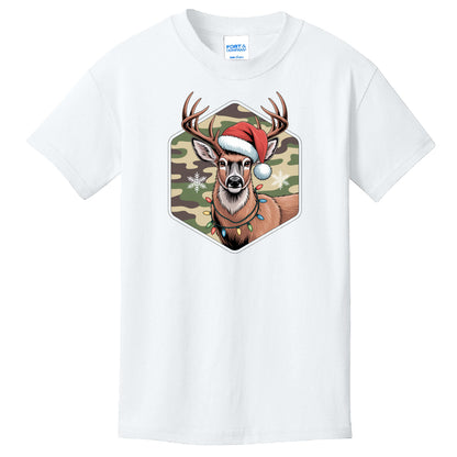 Camo Buck Youth T Shirt